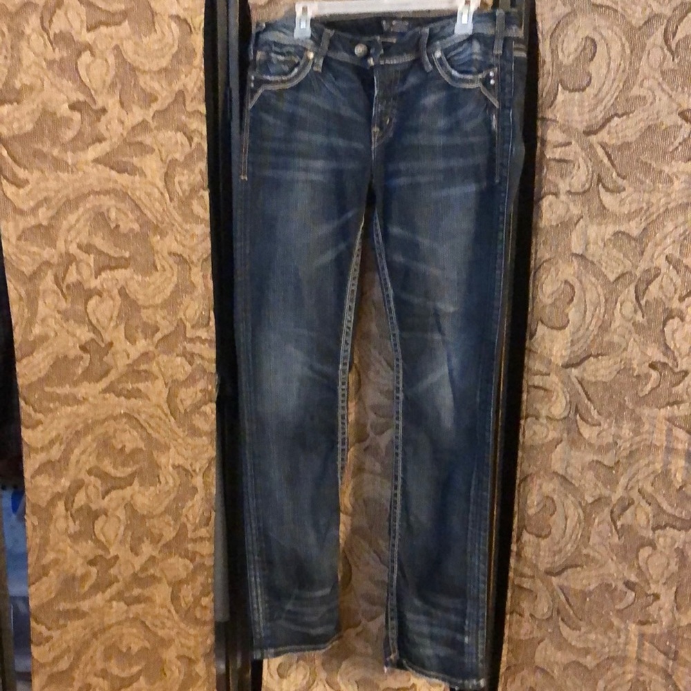 Silver jeans